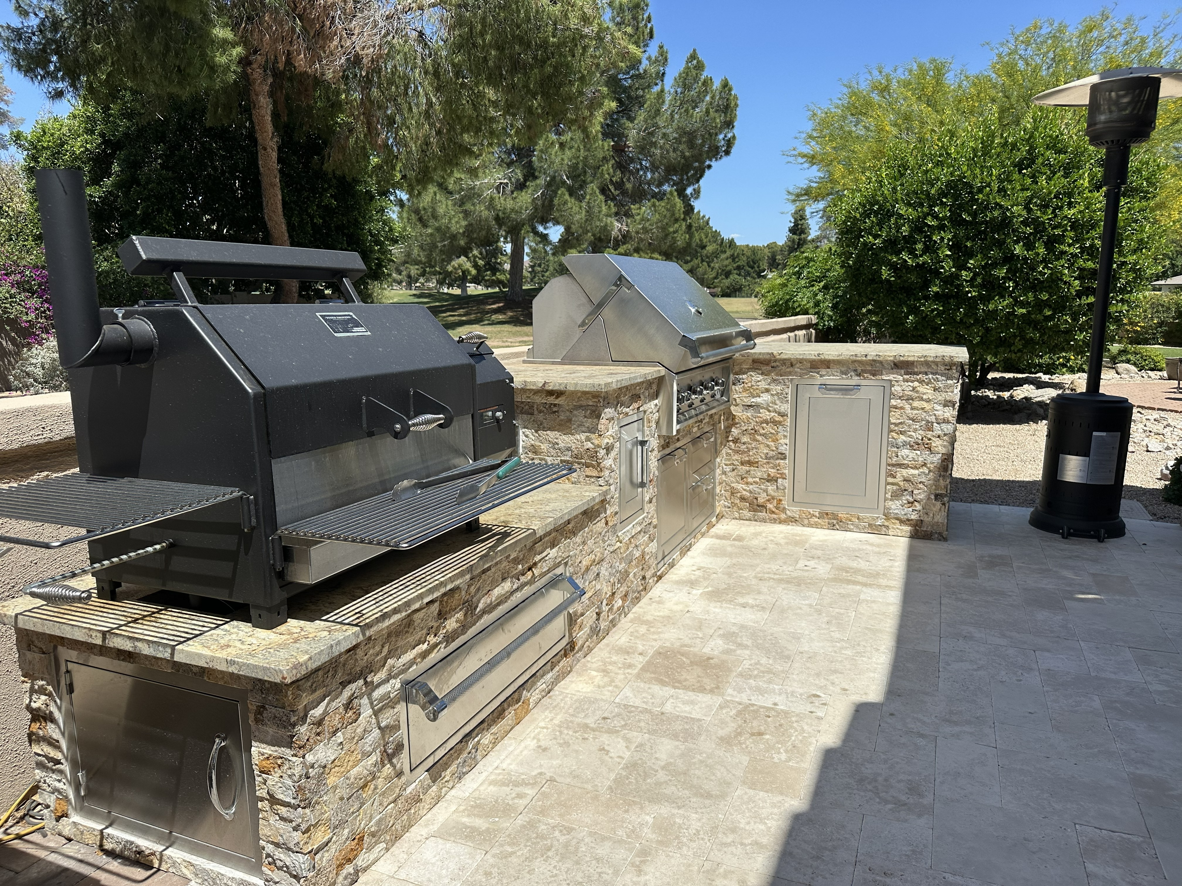 Outdoor Kitchens & Pergolas by Creative Edge Landscaping